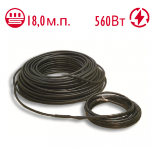 Нагревательный кабель Fenix ADPSV 30 W/m 18,0 м 560 Вт для улицы