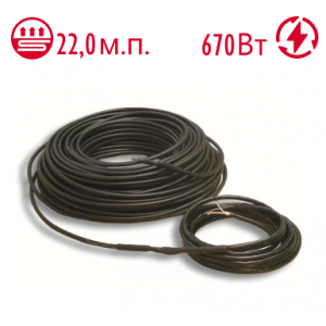 Нагревательный кабель Fenix ADPSV 30 W/m 22,0 м 670 Вт для улицы