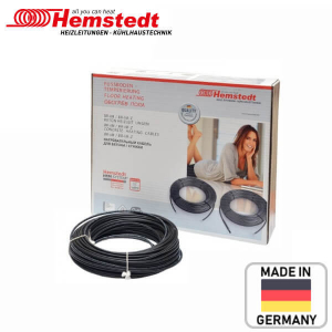 Тонкий нагревательный кабель HEMSTEDT DR 12,5 Вт/м (Германия)