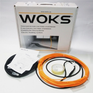 Тонкий нагревательный кабель Woks-10 10 Вт/м (Украина)