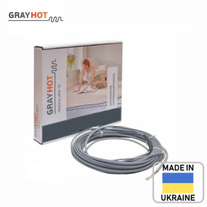 Нагревательный кабель GRAYHOT-15 Вт/м (Украина)