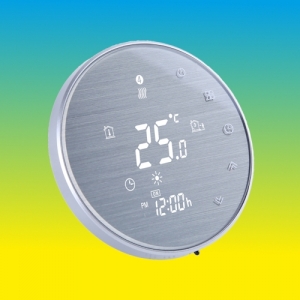 Терморегулятор In-Therm PWT-600 SILVER Wi-Fi - сенсорний програмований для теплої підлоги