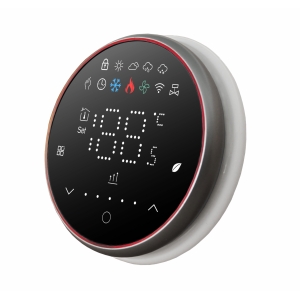 Терморегулятор In-Therm PWT-601 БІЛИЙ / ЧОРНИЙ Wi-Fi - сенсорний програмований для теплої підлоги