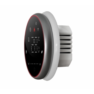 Терморегулятор In-Therm PWT-601 БІЛИЙ / ЧОРНИЙ Wi-Fi - сенсорний програмований для теплої підлоги