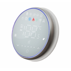 Терморегулятор In-Therm PWT-601 БІЛИЙ / ЧОРНИЙ Wi-Fi - сенсорний програмований для теплої підлоги