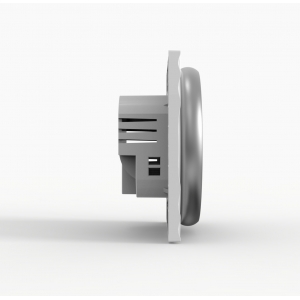 Терморегулятор In-Therm PWT-601 БІЛИЙ / ЧОРНИЙ Wi-Fi - сенсорний програмований для теплої підлоги