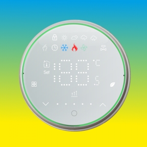 Терморегулятор In-Therm PT-601 БІЛИЙ / ЧОРНИЙ сенсорний для теплої підлоги