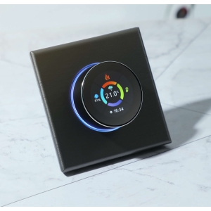 Терморегулятор In-Therm PWT-700 БІЛИЙ / ЧОРНИЙ Wi-Fi - сенсорний програмований для теплої підлоги