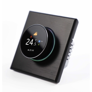 Терморегулятор In-Therm PWT-700 БІЛИЙ / ЧОРНИЙ Wi-Fi - сенсорний програмований для теплої підлоги