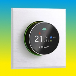 Терморегулятор In-Therm PWT-700 БІЛИЙ / ЧОРНИЙ Wi-Fi - сенсорний програмований для теплої підлоги