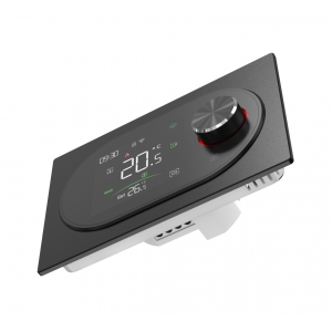 Терморегулятор In-Therm PWT-900 БІЛИЙ / ЧОРНИЙ - Wi-Fi сенсорний програмований для теплої підлоги