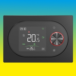 Терморегулятор In-Therm PT-900 БІЛИЙ / ЧОРНИЙ сенсорний програмований для теплої підлоги