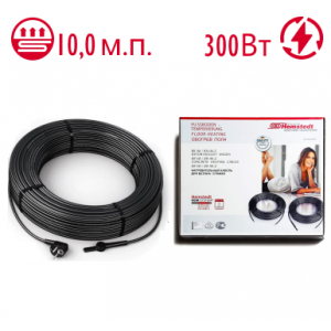 Нагревательный кабель Hemstedt DAS 30 W/m 10,0 м 300 Вт для труб и водостоков