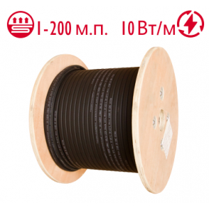 Саморегулируемый нагревательный кабель In-Therm SRL10-2CR 10 W/m для труб и водостоков