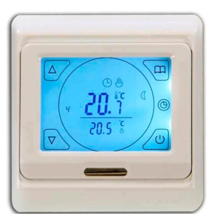 Терморегулятор сенсорний програмований In-Therm Е91 для теплої підлоги