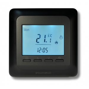 Терморегулятор програмований In-Therm WL51 БІЛИЙ / ЧОРНИЙ для теплої підлоги