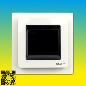 Терморегулятор сенсорный программируемый DEVIreg Touch белый для теплого пола