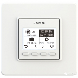 Терморегулятор программируемый Terneo PRO белый для теплого пола